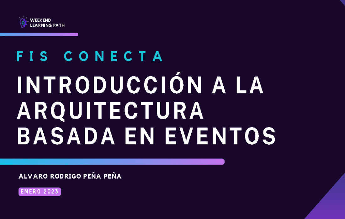 Arquitectura Basada en Eventos